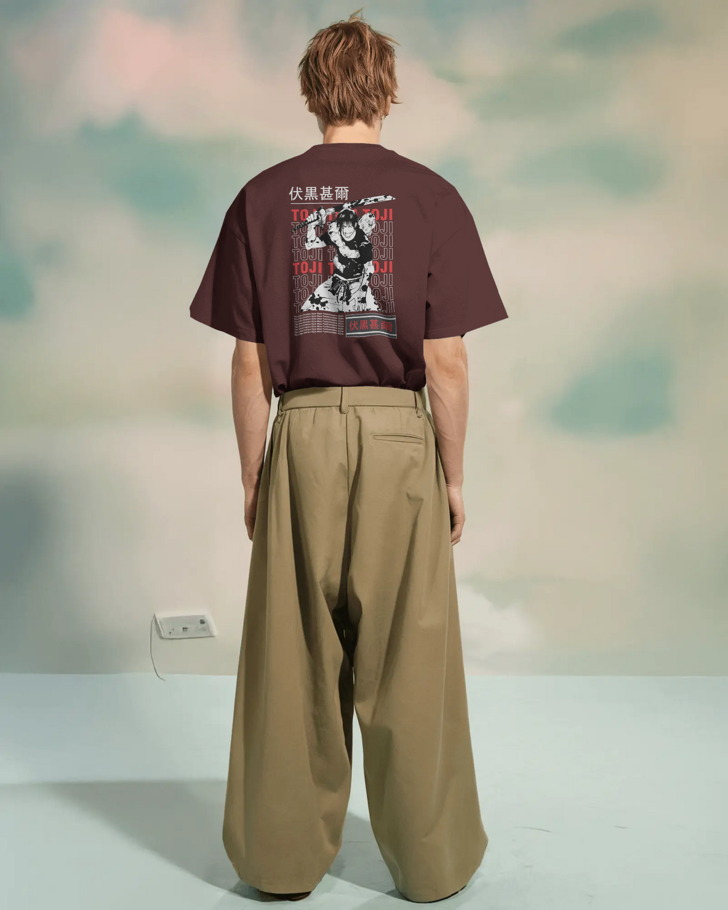 Jujutsu Kaisen Toji Characters Oversized T-Shirt Print