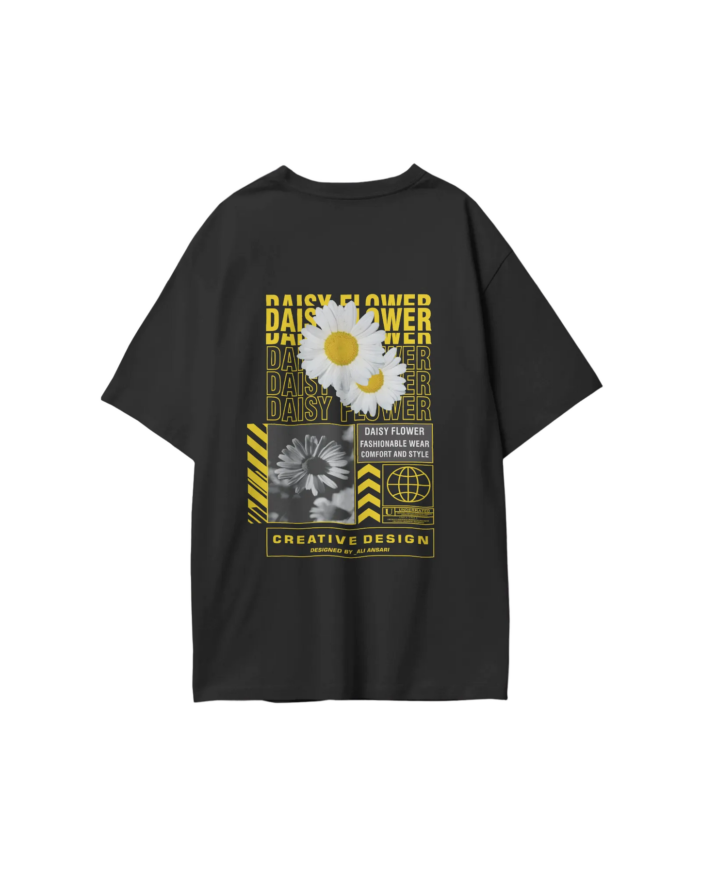 Dalsy Flower Oversized T-Shirt Print