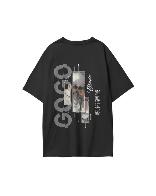 jujutsu kaisen gojo characters oversized T-shirt Pirnt