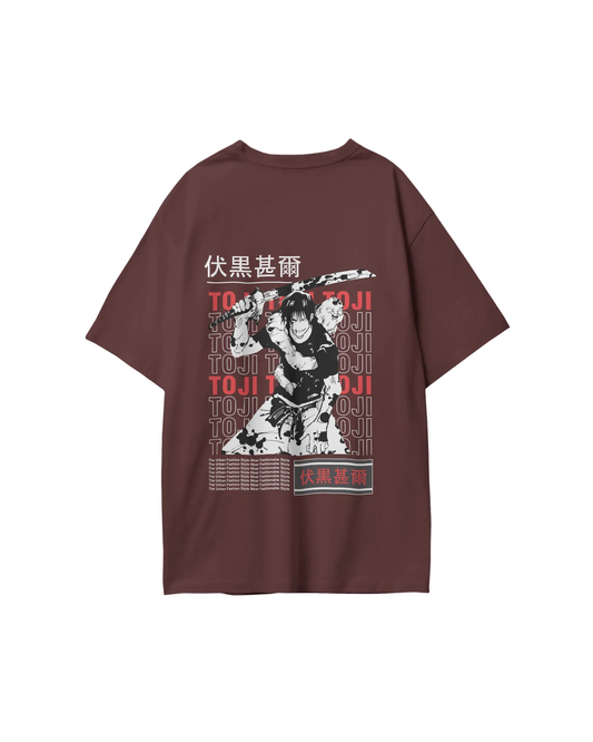 Jujutsu Kaisen Toji Characters Oversized T-Shirt Print