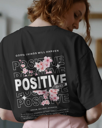 POSITIVE Nature Vibe Oversized T-Shirt Print