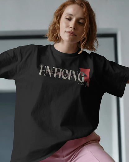 Japanese Characters Pretty Demon  Oversized T-Shirt Print