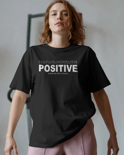 POSITIVE Nature Vibe Oversized T-Shirt Print