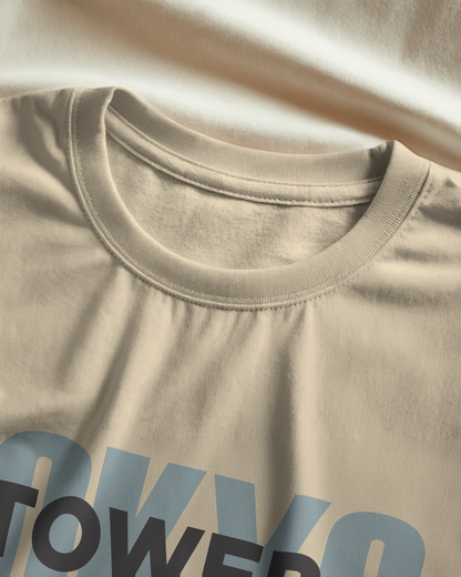 TOKYO TOWER Oversized T-Shirt Print