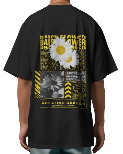 Dalsy Flower Oversized T-Shirt Print