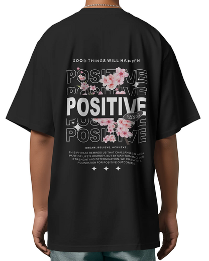 POSITIVE Nature Vibe Oversized T-Shirt Print