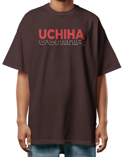 Naruto Uchiha Characters Oversized T-Shirt print