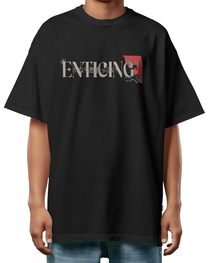 Japanese Characters Pretty Demon  Oversized T-Shirt Print