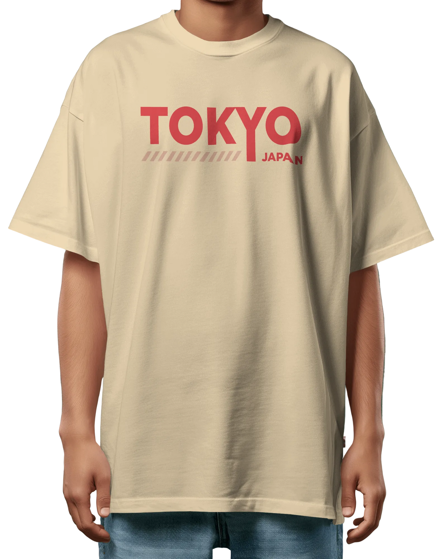 Japanese Architecture Oversized T-Shirt print