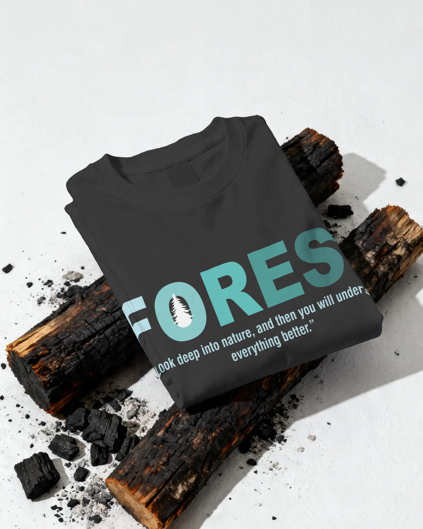 Deep Forest Oversized T-Shirt Print