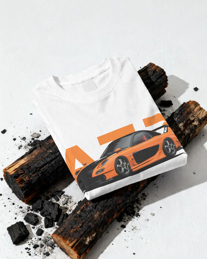 Tokyo Drift Mazda print oversized T-shirt