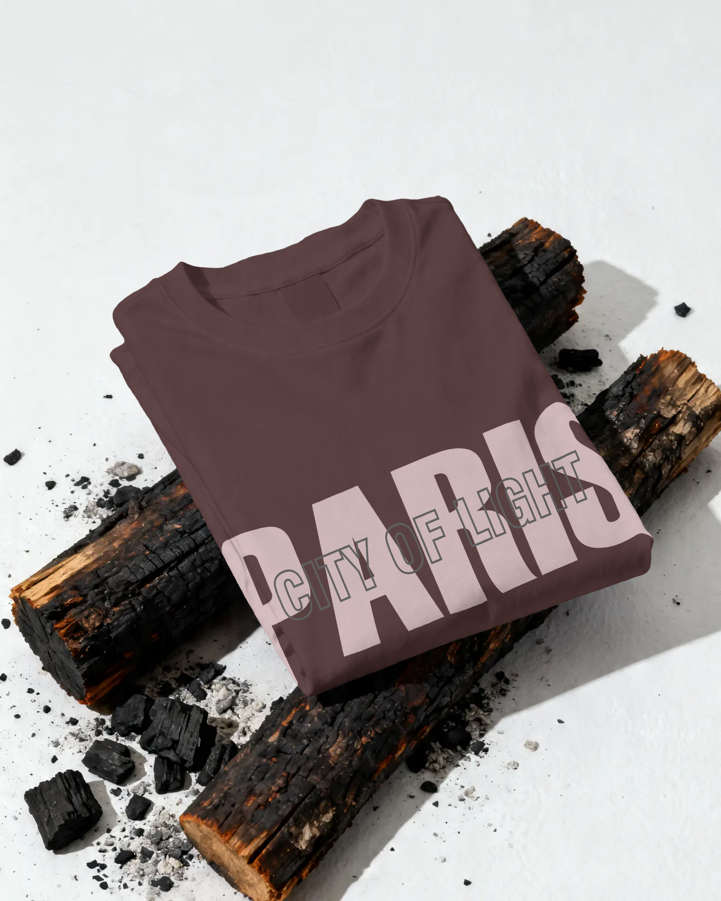 PARIS TOWER Oversized T-Shirt Print